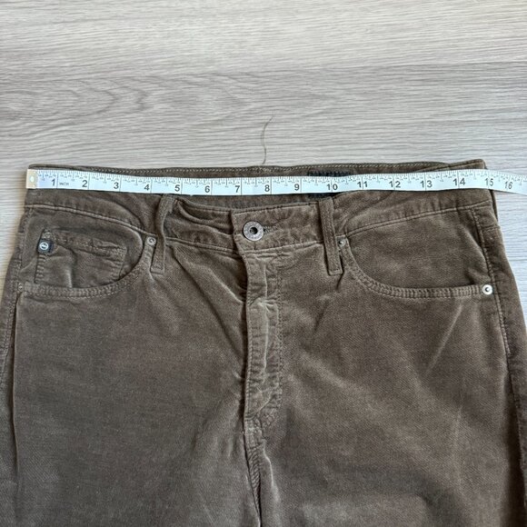 AG Adriano Goldschmeid The Farrah Skinny Velvet Pants Size 30R - Picture 6 of 10